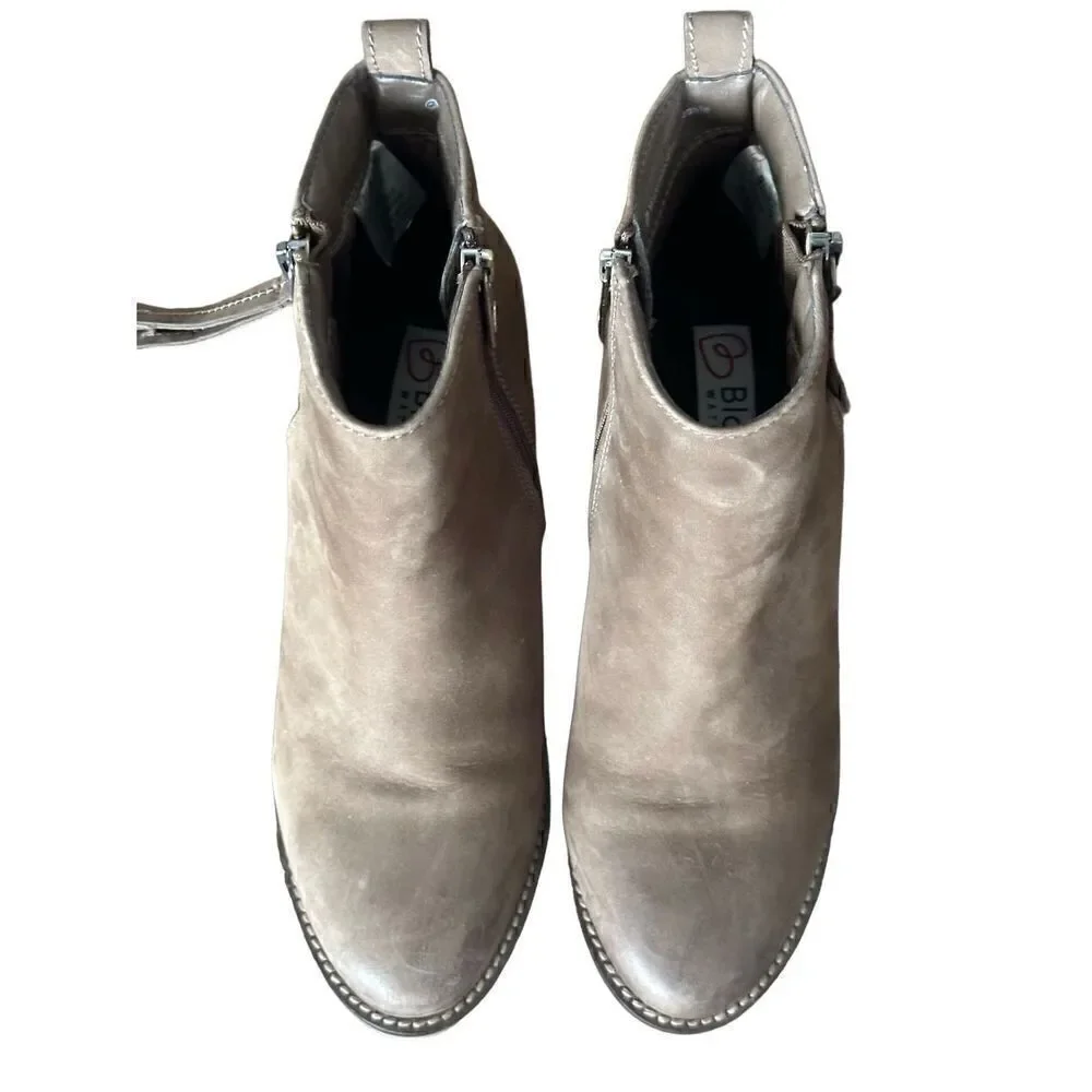 Blondo Waterproof Nubuck Ankle Boots Size 8 1/2